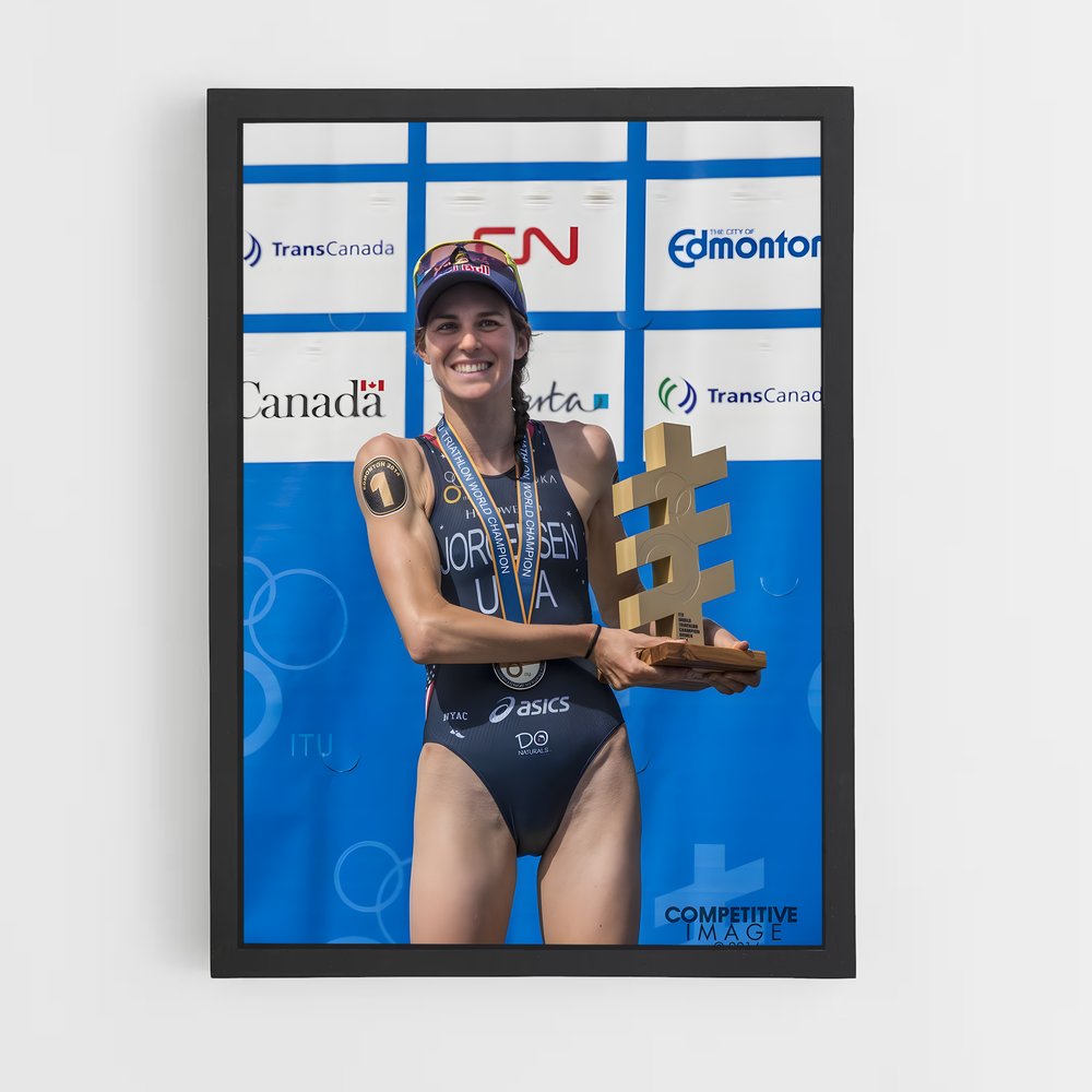 Poster Triomphe de Gwen – affiche Athlétisme (vue 2)